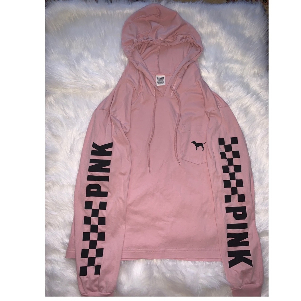 PINK Victoria’s Secret Crop Lightweight Hoodie